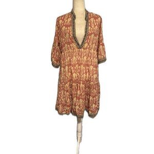 Yyds Your Youthful Dress Style Pink Beige Black V Neck Knee Length Dress